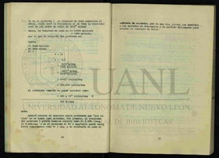 7.- Si en el problema 5 la longitud de onda aumentara al
doble, ¿cuál será la frecuencia si se toma la velocidad
real de las ondas de radio de 3x108
m/seg?
Ahora, la longitud de onda es A= 2(500 m/ciclo)
= 1000 m/ciclo,
por lo que la solución del problema es:
Datos:
A= 1000 m/ciclo
V= 3x10 m/seg
f= ?
V = Af
f = V/A
3x10e
m/seg
1000 m/ciclo
3x108
m/seg
lx103
m/ciclo
= 3x105
ciclos/seg
= 300,000 ciclos/seg
El resultado también se puede escribir como:
= 300 x 103
ciclos/seg ó
300 Kc/seg
NOTA:
Deberá notarse al analizar estos problemas que "los ci-
clos" no se toman como unidades. Por ejemplo, el resultado
del problema 3 podría haberse escrito como f= 0.498 1/seg,
f= 0.498/seg o en el problema 4, T= 1 seg/ciclo puede escri
birse simplemente como T= 1 seg, y no alteraría en nada el ~~
análisis de unidades, por lo que los ciclos son añadidos
a las unidades de frecuencia y de período únicamente para
aclarar el concepto de éstos.
 