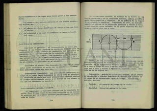 fuerza hidráulica o de vapor para hacer girar a los genera-
dores.
La potencia del voltaje inducido en una bobina girato-
ria depende de:
1.- El número de líneas magnéticas de fuerza a las que toca
la bobina.
2.- La velocidad a la cual el conductor se mueve a través
del campo.
5-10 TIPOS DE GENERADORES.
Genzudol en pCVmleZo. El inconveniente de fc
*ner
disponer de una fuente separada de corriente directa para la
excitación del campo, condujo al desarrollo del generador en
oaralelo en el que una parte de la corriente generada se
usa para'excitar los campos. Los devanados están forados
ñor muchas vueltas de alambre relativamente delgado y en - -
r o l d a d s u t i l i z a solo una parte de la corriente generada.
Es un ejemplo, el generador de un automovil.
GeneAadol en VUdÜL. Los devanados de campo de ^ gene-
rador puede conectarse en serie con la armadura y la carga.
Este generador tiene muy poco uso.
GeneAadon.es compuesto*. Los generadores compuestos uti
lizan en el campo tanto devanados en serie como en paralelo.
Los devanados en serie son casi siempre unas - a n t a s vueltas
de alambre relativamente grueso y se montan en los mismos po
los que los devanados en paralelo.
5-11 CORRIENTES ALTERNA Y DIRECTA.
Si comparamos la corriente alterna con la corriente di-
recta ésta Última fluye en una sola dirección en un circui-
to m i a r a s que la primera invierte periódicamente su direc-
ción de flujo.
En la corriente directa, el voltaje de la fuente no cam
bia de polaridad y en la corriente alterna, cambia periódica
mente entre positiva y negativa. En la gráfica de la figura
16 se ilustra lo anterior. Comenzando en cero, el voltaje
aumenta al máximo en la dirección positiva y vuelve a cero*
a continuación sigue bajando, en la parte negativa del d i a —
grama y vuelve otra vez a cero.
Con la misma gráfica, podemos establecer lo siguiente:
Ciclo. Es una secuencia o cadena de sucesos que van en
determinados lapsos de tiempo. Para nuestro caso, es la rea
lización de la trayectoria de cero a máximo positivo, de es
te a cero y luego de cero a máximo negativo, para llegar ~~
otra vez a cero y volver a empezar el siguiente ciclo. (Sec-
ción AB de la figura 16).
Fie.cuenc¿a. Medida en ciclos por segundo, es el número
de secuencias o cadenas completas de sucesos que ocurren en
el curso de un determinado lapso de tiempo. Ciclos/seg,
Rev/min, Rev/seg,
PeAtodo. El espacio de tiempo de un ciclo.
Amplitud. Elevación máxima de la onda.
 