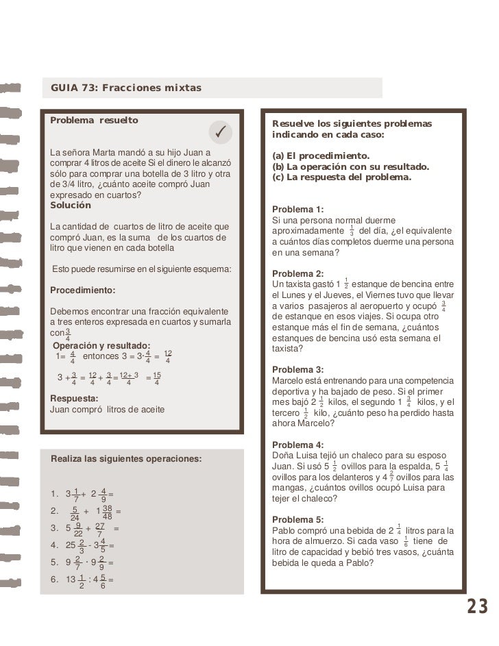 Libro Fracciones Libro Fracciones