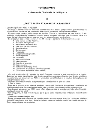 LA ACTITUD MENTAL POSITIVA Un camino hacia el éxito NAPOLEÓN HILL W. CLEMENT STONE, subido por el Coach YLICH TARAZONA