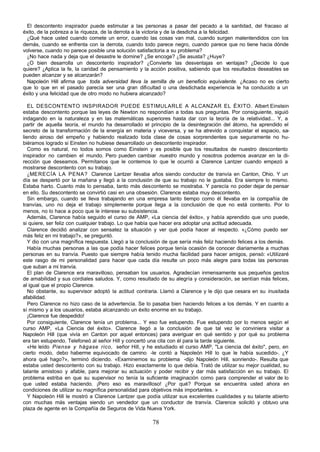 LA ACTITUD MENTAL POSITIVA Un camino hacia el éxito NAPOLEÓN HILL W. CLEMENT STONE, subido por el Coach YLICH TARAZONA