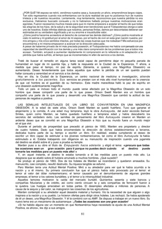 LA ACTITUD MENTAL POSITIVA Un camino hacia el éxito NAPOLEÓN HILL W. CLEMENT STONE, subido por el Coach YLICH TARAZONA