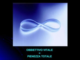 OBBIETTIVO VITALEOBBIETTIVO VITALE
==
PIENEZZA TOTALEPIENEZZA TOTALE
 