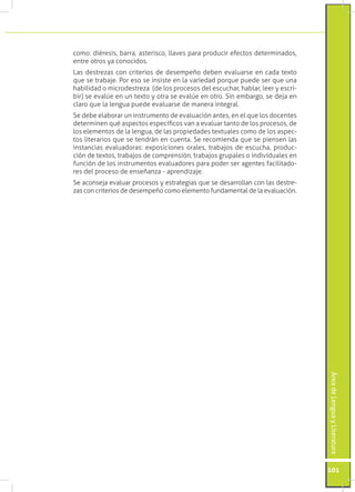 como: diéresis, barra, asterisco, llaves para producir efectos determinados,
entre otros ya conocidos.
Las destrezas con c...