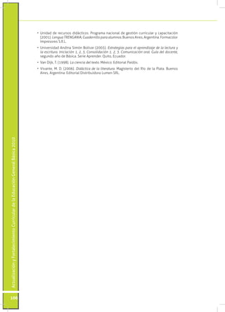 •	 Unidad de recursos didácticos. Programa nacional de gestión curricular y capacitación
                                 ...