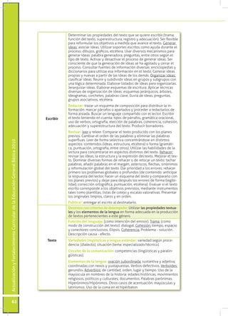 Determinar las propiedades del texto que se quiere escribir (trama,
                                                      ...