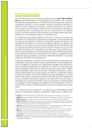 Precisiones para el leer
                                                                                 Los tipos de tex...