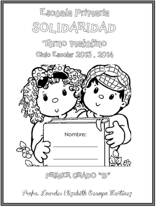 Nombre:
_________________
_________________
Profra. Lourdes Elizabeth Ocampo Martínez
 