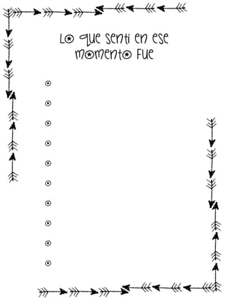 Lo que sentí en ese
momento fue
o
o
o
o
o
o
o
o
o
o

 