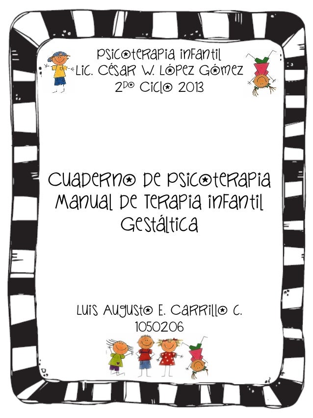 Libro manual de terapia infantil gestáltica