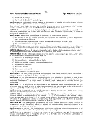 Libro marco juridico de panamà