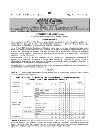 Libro marco juridico de panamà