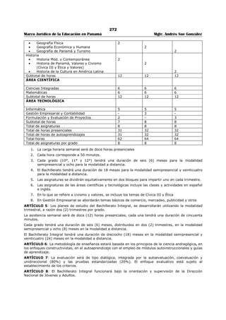 Libro marco juridico de panamà