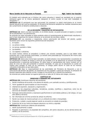 Libro marco juridico de panamà