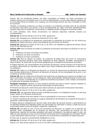 Libro marco juridico de panamà