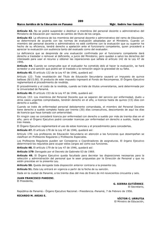 Libro marco juridico de panamà