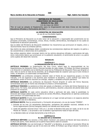 Libro marco juridico de panamà