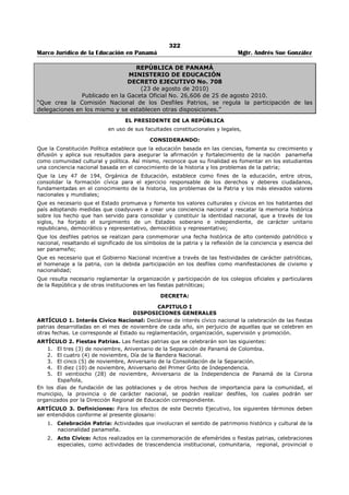 Libro marco juridico de panamà