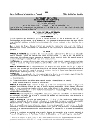 Libro marco juridico de panamà