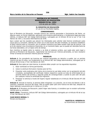 Libro marco juridico de panamà