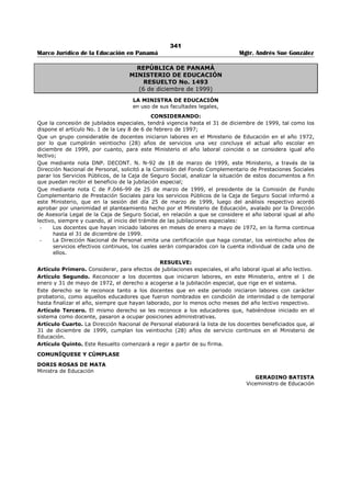 Libro marco juridico de panamà