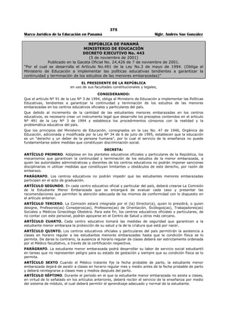 Libro marco juridico de panamà