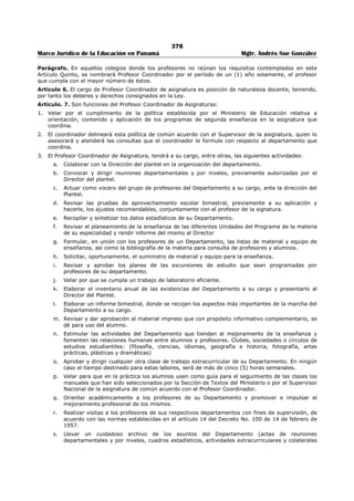 Libro marco juridico de panamà