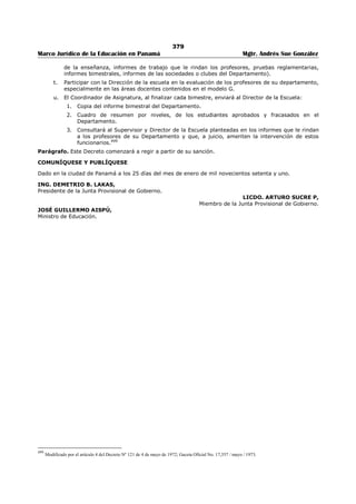 Libro marco juridico de panamà