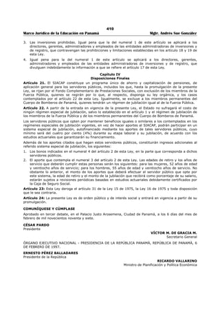 Libro marco juridico de panamà