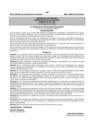 Libro marco juridico de panamà