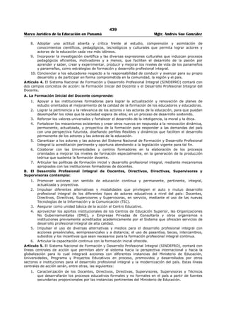 Libro marco juridico de panamà