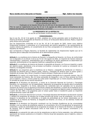 Libro marco juridico de panamà