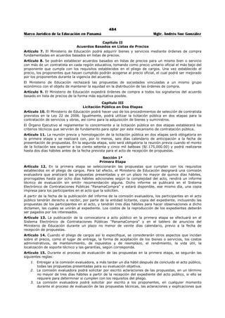 Libro marco juridico de panamà