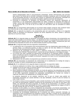 Libro marco juridico de panamà