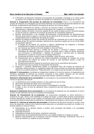 Libro marco juridico de panamà