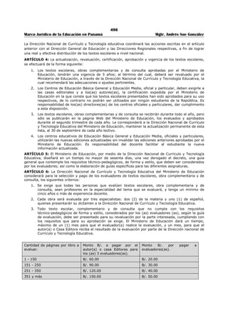 Libro marco juridico de panamà