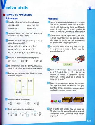 MATEMÁTICAS 6º ANAYA