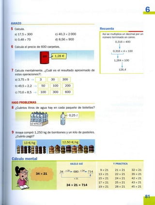 MATEMÁTICAS 6º ANAYA