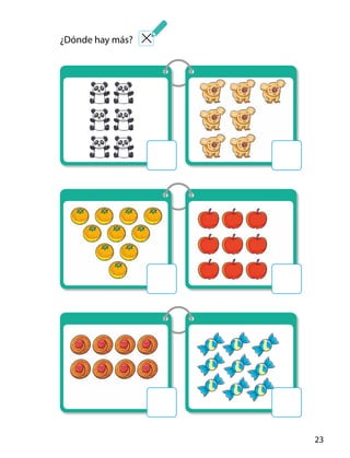 ¿Dónde hay más? X
23
 