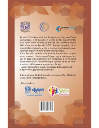 Experimentos simples para entender una tierra complicada: Medición de la tierra.