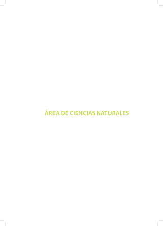 ÁREA DE CIENCIAS NATURALES
 