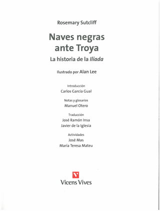Libro Naves negras ante Troya