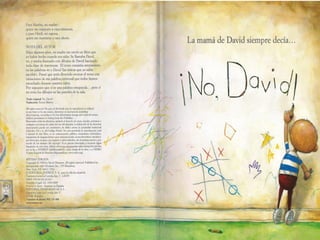 Cuento ¡No, David!
