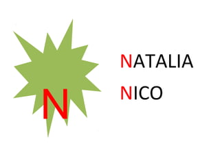 NATALIA
NICO
N
 