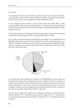 MATEMÁTICAS



              Como el residuo todavía no es cero, continuamos en la misma forma:

                                                                  1
                                                         120    150
                                                                 30

                                                                  4
                                                          30    120
                                                                  0


                    4. La conjetura de los números perfectos impares. No hay ningún número
                    perfecto que sea impar, esto es, no hay ningún número impar que sea igual a la suma
                    de sus divisores propios. En cambio es relativamente fácil exhibir ejemplos de
                    números perfectos pares:
                                                        6=1+2+3

                    Euclides probó hace más de dos mil años que si 2p – 1 es un primo, entonces
                    2p-1(2p – 1) es perfecto; y en el siglo XVIII Leonardo Euler, el más grande
                    matemático de ese siglo junto con Lagrange, probó que todo número perfecto
                    par es de esta forma. Así, como 23 – 1 = 7 es primo, se tiene que 22(23 – 1) =
                    4 × 7 = 28 es perfecto:

                                                  28 = 1 + 2 + 4 + 7 + 14

                    5. Conjetura de Ulam. Si un entero es par, divídalo entre dos. Si es impar,
                    multiplíquelo por 3 y sume 1. Si aplica este proceso repetidamente a los resultados que
                    va obteniendo siempre llegará a uno. Por ejemplo, si comienza con 24, los
                    resultados que obtendrá serán:

                                           12, 6, 3, 10, 5, 16, 8, 4, 2, 1

                    La conjetura de Ulam es uno de los últimos pasatiempos de los matemáticos.
                    En una universidad, los profesores del Departamento de Matemáticas deben
                    firmar junto con su contrato un compromiso de que no perderán el tiempo
                    tratando de demostrarla.

                    Las ideas de divisibilidad, números primos y descomposición en primos de
                    un número constituyen el fundamento de toda la aritmética superior. Al
                    diseñar sus actividades en clase, el profesor no debe olvidar que la teoría
                    elemental de los números es rica en situaciones y problemas que se plantean
                    con facilidad y que los alumnos pueden explorar activamente, al mismo
                    tiempo que desarrollan nociones que les servirán para comprender otras
                    partes de las matemáticas y apreciar la belleza de esta disciplina.



             80



M/SEC/P-033-089.PM6.5             80                                                   6/20/01, 11:09 AM
 