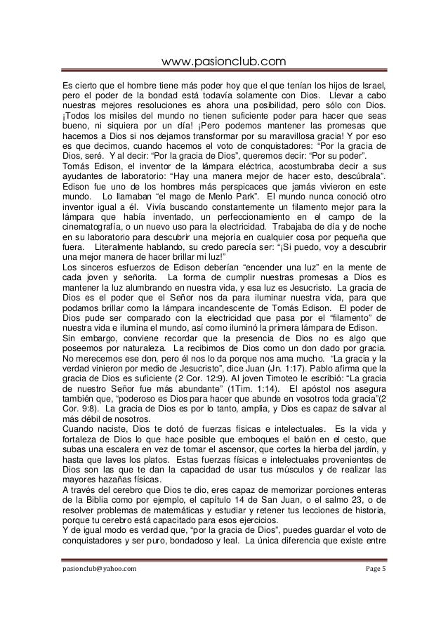 Libro Por La Gracia De Dios