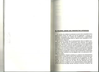 Preparacion del voleibol I