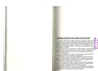 Preparacion del voleibol I