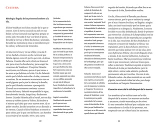 Cultura
Mitología: llegada de los primeros hombres a la
isla.
El dios Voalohani es el dios creador de lo que se
conoce. Creó la tierra rascando su piel con sus
dedos y el mar juntando sus lágrimas porque se
sentía solo. Fecundó el mar y se llenó de peces,
fecundó la tierra y se llenó de plantas y animales,
fecundó las montañas y estas se extendieron por
los cielos y se llenaron de minerales.
Un día miró el mar y vió su reflejo y tras de él
vió un baobab, entonces se dio cuenta de que
faltaba alguien como él, por lo que creó a la diosa
Faharoa. Cuando ella nació, elevó sus brazos al
aire para atraer la abundancia y para acoger las
creaciones de Voalohani. El espíritu Fahatelo
nació junto con Faharoa, que es el que invoca a
los seres a que habiten en la isla. Un día Fahatelo
sintió que le faltaba más vida a la isla y comenzó
a caminar. En un momento se encuentra con un
varali gigante que le pica la cabeza y lo desafía,
por lo que Fahatelo comienza a perseguirlo.
El varali en un momento comienza a correr
encima del mar y Fahatelo sorprendido lo sigue,
descubriendo Ionaka, luego Sira y finalmente
Eremo. Cuando Fahatelo pilla al varali, este se deja
montar y vuelven juntos a Videns, diciéndose a
sí mismo que había que crear nuevos seres. Al no
poder crearlos, decidió atraerlos con un llamado a
los vientos. Cuando el dios Voalohani se enteró se
puso celoso, por lo que creó del barro a un hombre
y una mujer y los mandó a vivir a una cueva
sagrada de basalto, diciendo que ellos iban a ser
los reyes de la isla, llamándolos mafina.
Un día, Olona sintió el llamado para buscar
nuevas tierras, por lo que se embarcó y navegó
por el mar. Pasaron los días y no llegaba a ningún
lado y se sintió traicionado por los dioses que lo
condujeron a su desgracia. Finalmente, la marea
los dejó en una isla deshabitada, donde lo primero
que vieron fue a la diosa de la hospitalidad con los
brazos elevados: ella los esperaba para acogerlos
en la isla. Las creaciones del dios Voalohani se
enojaron y trataron de expulsar a Olona y sus
tripulantes, pero la diosa Faharoa intervino y
decretó que todos podían vivir en las islas, pero
unos habitarían Videns y los recién llegados irían
a Ionaka. A los nuevos habitantes, la diosa los
llamó mambara. Ella les prometió que tendrían
todo lo que necesitaran y alzó sus brazos para
sellar su decisión. Voalohani expulsó al espíritu
Fahatelo de la isla por desobediente, pero lo
dejó volver a visitar cada solsticio, pudiendo
permanecer solo por tres días. Una vez al año,
Fahatelo vuelve a las islas montado en un varali
gigante, recorriendo todas las islas, para luego
esconderse en Tampón-Dranomasina.
Creencias acerca de la vida después de la muerte
Los mambara y los mafina creen en la vida
después de la muerte. Los muertos ascienden
a ancestros, siendo venerados por los vivos.
Es una costumbre habitual que cualquier acto
trascendente en la vida de las personas, sea
empezado con un tributo hacia los ancestros.
Deidades
En la cosmovisión de la
isla, los dioses son seres
imperfectos que conviven
entre sí en armonía. Todos
comparten la generosidad
y el anhelo de vivir en un
lugar diverso, abundante y
hospitalario con el viajero.
Voalohani: Primer dios, el
que creó todo lo que existe.
No es un dios perfecto, es
bastante temperamental y
sufre por su soledad, por
lo que crea a otros seres
para que habiten las islas.
Se le representa como un
hombre mayor que está
sentado, apoyando sus codos
en sus rodillas, pensando
en qué más le falta por
hacer. Simboliza la creación
imperfecta, la abundancia, lo
exuberante, lo inestable.
Según la costumbre,
Voalohani solo apareció,
por lo que no tuvo
autoconciencia de sus
capacidades hasta que fue
descubriendo lo que podía
hacer.
Faharoa: Nace a partir del
anhelo de Voalohani de
compartir la isla con un
igual, por lo que creó a la
diosa que se convirtió en
una versión “mejorada” de él
mismo. Faharoa representa
la hospitalidad, la sabiduría,
el equilibrio, la justicia.
Se le representa como una
mujer con los brazos en alto,
mirando al cielo, porque
está atrayendo la bonanza
a la isla. Es misteriosa y no
le gusta estar acompañada,
por lo que se construyeron
esculturas de basalto,
ubicadas en distintos puntos
del archipiélago, para que
ella pudiera esconderse en
ellas y estar tranquila.
Fahatelo: Junto con el
nacimiento de Faharoa nació
este espíritu, encarnación
de la curiosidad, la rebeldía
ante lo impuesto, la valentía
y el ingenio. No estuvo su
nacimiento dentro de los
planes de Voalohani, y este
le resiente por no poder
controlarlo. Se le conoce
como el descubridor de las
islas, ya que Voalohani las
creó pero no se dió cuenta de
aquello hasta que Fahatelo
38 39
 