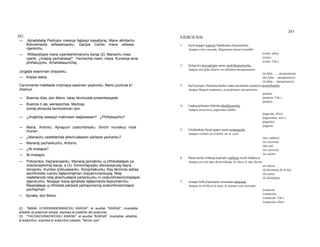 263
262
— Ajinallatataj Pedropis niwarqa llajtaypi kasajtiyraj. Mana allintachu
Boliviamanta willawarqanku. Qanpis Carlos mana willawa-
rqankichu.
— Willasojtiypis mana uyariwankimanchu karqa (2). Manachu niwa-
rqanki. ¿Imapaj yachakasaj? Yachachej risani, nispa. Kunanqa ama
phiñakuychu. Amañallasunchej.
Jorgejta wasinman chayanku.
— Kayqa wasiy.
Carromanta maletasta orqhospa wasiman yaykunku. Mario punkuta ki-
chamun.
— Buenos días, don Mario, iskay técnicosta presentasqayki.
— Buenos d ías, weraqochas. Marioqa
sumaj abrazota tecnicosman qon.
— ¿Imajtintaj wasaypi makinwan wajtawasan? ¿Phiñasqachu?
— Mana, Antonio. Ajinapuni costumbreyku. Sinchi munakuy niyta
munan.
— ¿Manachu castellanota qhechuatawan parlayta yachanku?
— Manaraj yachankuchu, Antonio.
— ¿Ni imatapis?
— Ni imatapis.
— Pobrecitos, ñaq'arenqanku. Manaraj jamojtinku uj chhikallatapis ya-
chachinaykichej karqa, a (3). Siminchejrayku alturaraykutaj ñaq'a-
renqanku. Kunitan q'elluyasanku. Sorojchakunku. Kay técnicos ashqa
sacrificiosta ruanku llajtanchejman chayamunankupaj. Nitaj
castellanota nitaj qhechuatapis parlankuchu ni costumbresninchejtapis
rejsinkuchu. Noqaqa mana ajinallata llajtaymanta llojsiymanchu.
Ñawpajtaqa uj chhikata parlayta yachaymanraj costumbresnintapis
yachayman.
─ Ajinalla, don Mario.
(2) "MANA UYARIWANKIMANCHU KARQA": el auxiliar "KARQA", invariable
añadido al potencial simple, expresa el pretérito del potencial.
(3) "YACHACHINAYKICHEJ KARQA": el auxiliar "KARQA", invariable, añadido
al subjuntivo, expresa el subjuntivo pasado, "tenían que".
EJERCICIOS
1. Sayk'usqapis kajtiyki llajtakama chayasunchej.
Aunque estés cansado, llegaremos hasta el pueblo.
(estén, ellos)
(estoy)
(estén, Uds.)
2. Qolqeyku pisiyajtinpis mana mich'akunaykuchu.
Aunque nos falte dinero, no debemos mezquinarnos.
(te falte....... mezquinarte)
(les falte.... mezquinarse)
(le falte.....mezquinarse)
3. Sut'iyaytapis chayamuchunku mana paykunata taripayta atisunchejchu.
Aunque lleguen temprano, no podremos encontrarlos.
(podré)
(podrán, Uds.)
(podrá)
4. Laqhayachunpis futbolta phujllasunchej.
Aunque oscurezca, jugaremos futbol.
(jugarán, ellos)
(jugaremos, excl.)
(jugarás)
(jugaré)
5. Chullunkapi llusp'ispapis mana urmarqachu.
Aunque resbaló en el hielo, no se cayó.
(nos caímos)
(se cayeron)
(me caí)
(se cayeron)
(te caíste)
6. Mana ancha wiñasqa kajtinpis imillaqa sinchi kallpayoj.
Aunque no está muy desarrollada, la chica es muy fuerte.
(el chico)
(la hermana de tu tía)
(la nieta)
(la huérfana)
7. Amapis killa k'anchajtin serenatata takipusaj.
Aunque no brillará la luna, le aantaré una serenata.
(cantará)
(cantarás)
(cantarán, Uds.)
(cantarán, ellos)
 